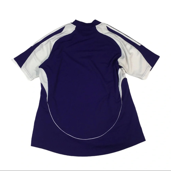 WS294 Adidas 3 Stripe Performance Jersey Top XL - Picture 3 of 6